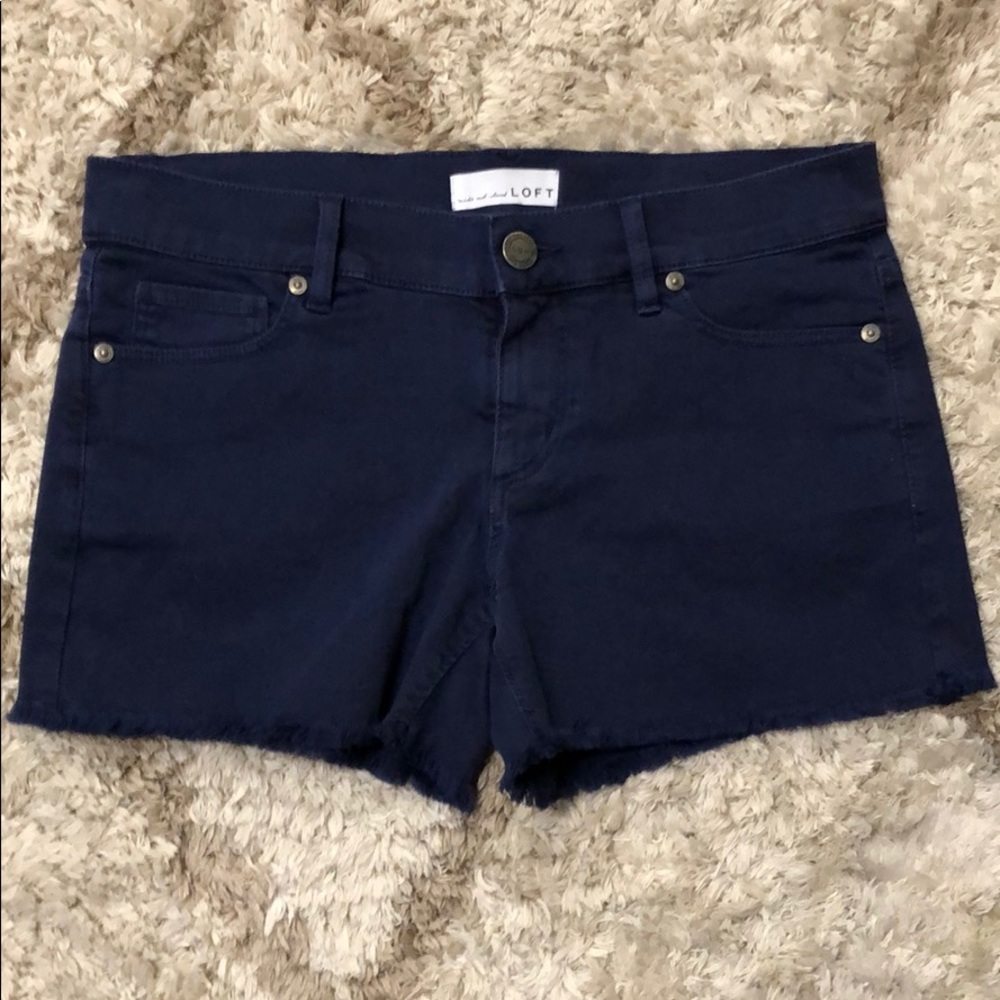 LOFT Navy Blue Shorts